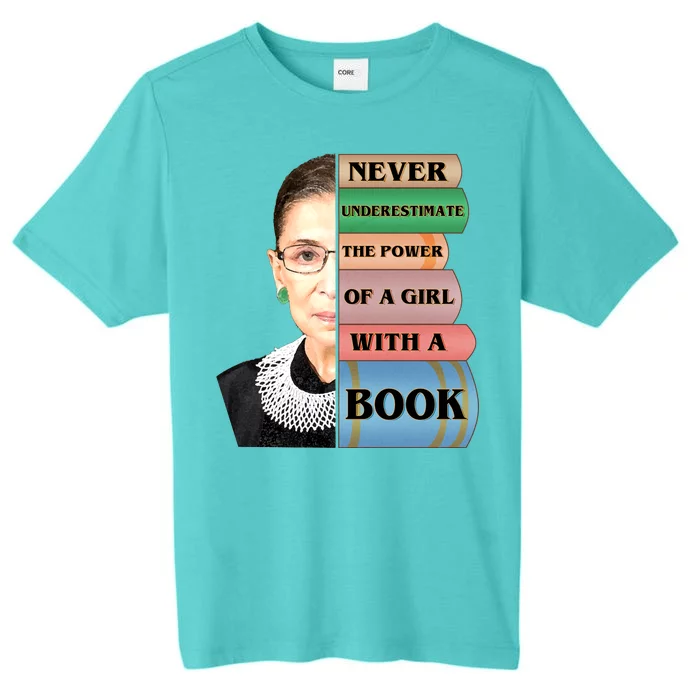 RBG Never Underestimate Ruth Bader Ginsburg ChromaSoft Performance T-Shirt