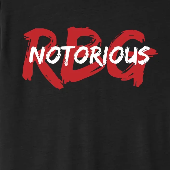 RBG Notorious Logo Ruther Bader Ginsburg ChromaSoft Performance T-Shirt