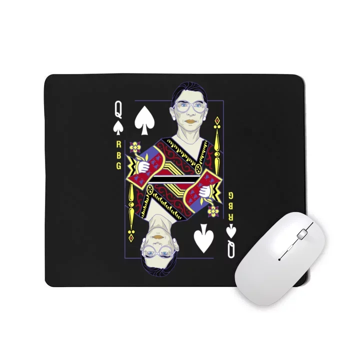 RBG Queen R.B.G. Ruther Bader Ginsburg Mousepad