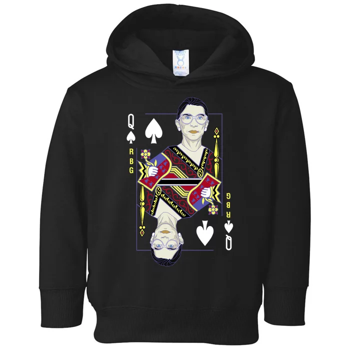 RBG Queen R.B.G. Ruther Bader Ginsburg Toddler Hoodie