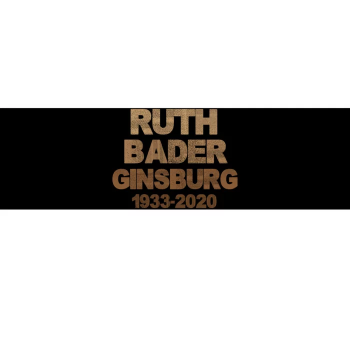 RBG Ruth Bader Ginsburg 1933-2020 Bumper Sticker