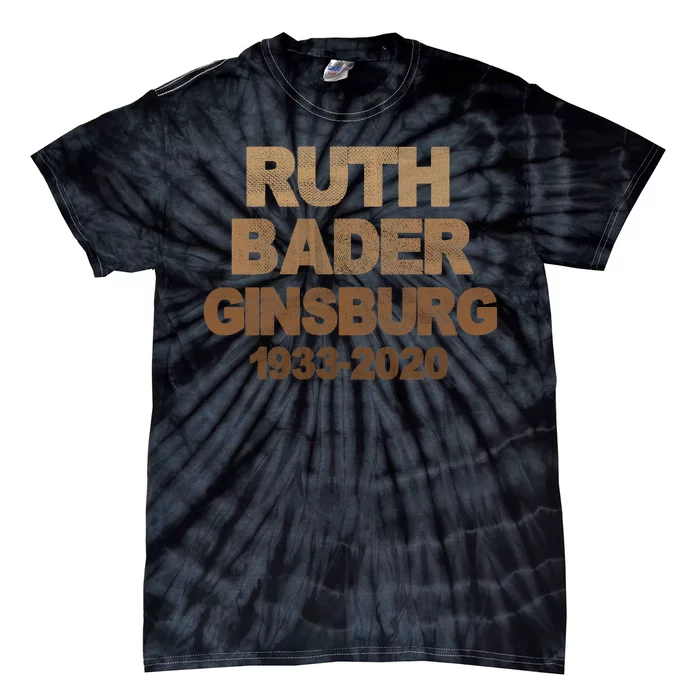 RBG Ruth Bader Ginsburg 1933-2020 Tie-Dye T-Shirt