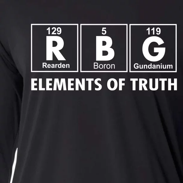 RBG The Element Of Truth Ruth Bader Ginsburg Cooling Performance Long Sleeve Crew