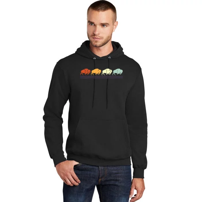 Retro Buffalo Gift Tall Hoodie