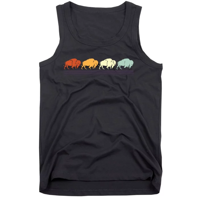 Retro Buffalo Gift Tank Top