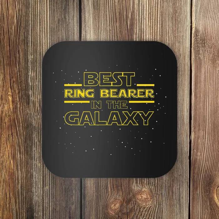 Ring Bearer Gift Best Ring Bearer In The Galaxy Coaster