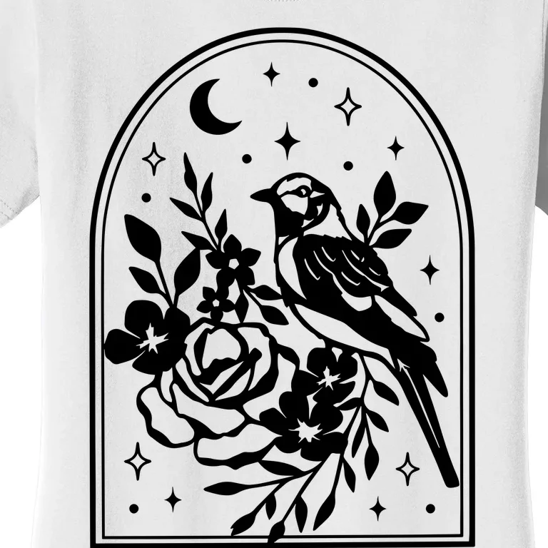 Raven Bird Gothic Style Women's T-Shirt