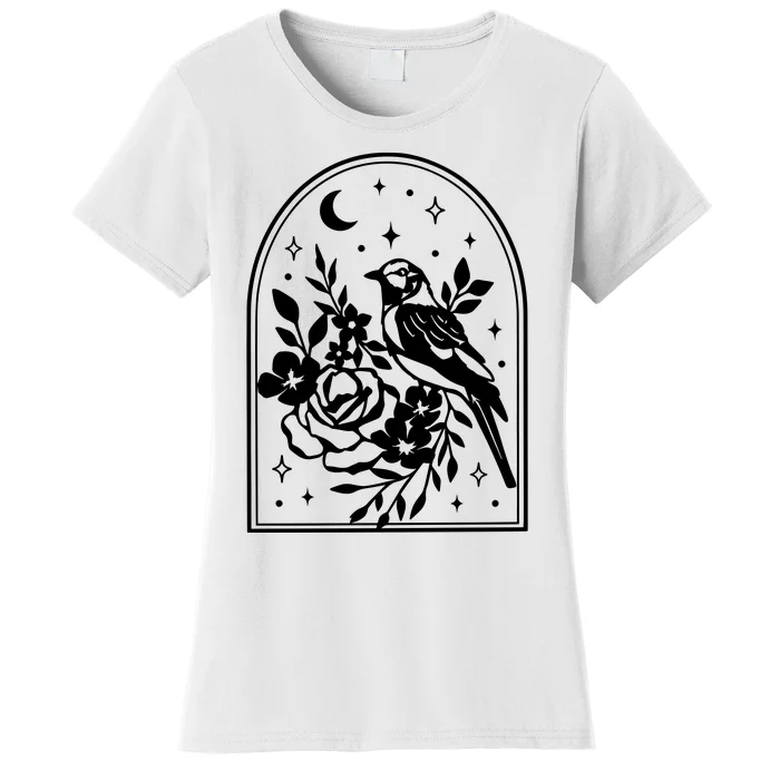 Raven Bird Gothic Style Women's T-Shirt