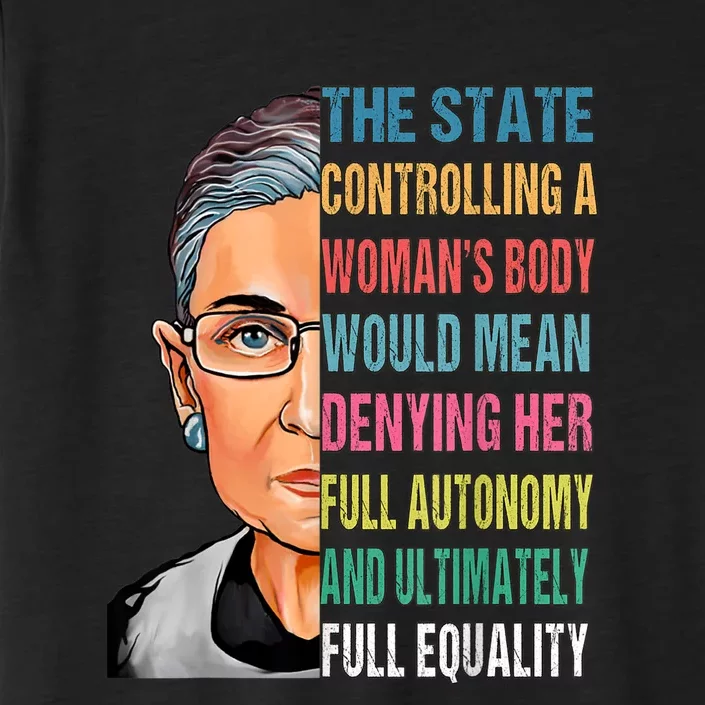 Ruth Bader Ginsburg RBG Pro Choice My Body My Choice Womens ChromaSoft Performance T-Shirt