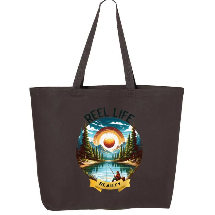 Reellife Beauty Grunge Hook Fishinglife Man Women 25L Jumbo Tote