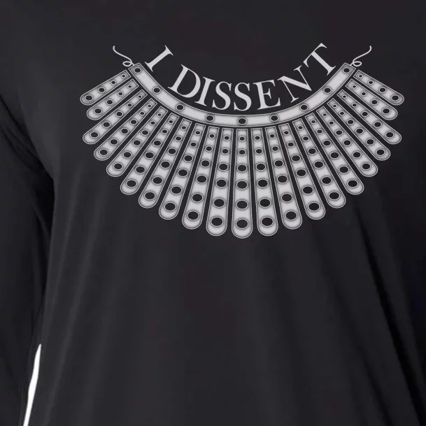 Ruth Bader Ginsburg I Dissent Collar Notorious RGB Cooling Performance Long Sleeve Crew