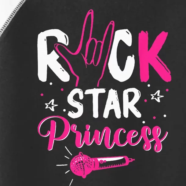 Rockstar Birthday Girl Rock Star Princess Party Music Toddler Fine Jersey T-Shirt