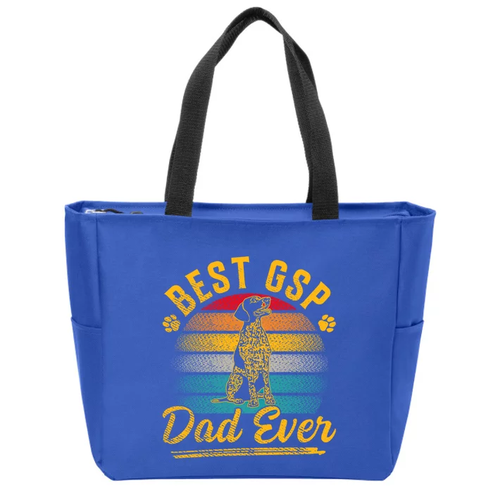 Retro Best Great Dane Dad Ever Dog Owners Daddy Fathers Day Great Gift Zip Tote Bag