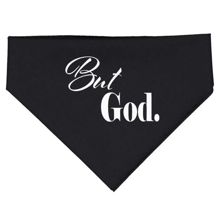 Religious But God USA-Made Doggie Bandana