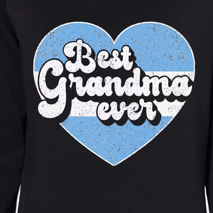 Retro Best Grandma Ever Argentina Flag Argentinian Womens California Wash Sweatshirt