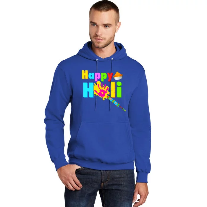 Rang Barse Happy Holi Gift Tall Hoodie