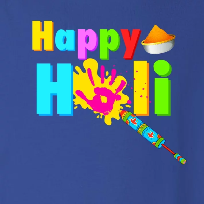 Rang Barse Happy Holi Gift Toddler Long Sleeve Shirt