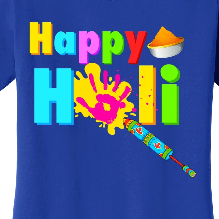 Rang Barse Happy Holi Gift Women's T-Shirt