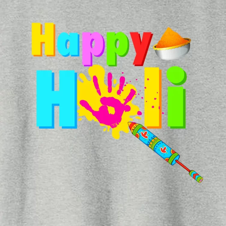 Rang Barse Happy Holi Gift Women's Crop Top Tee