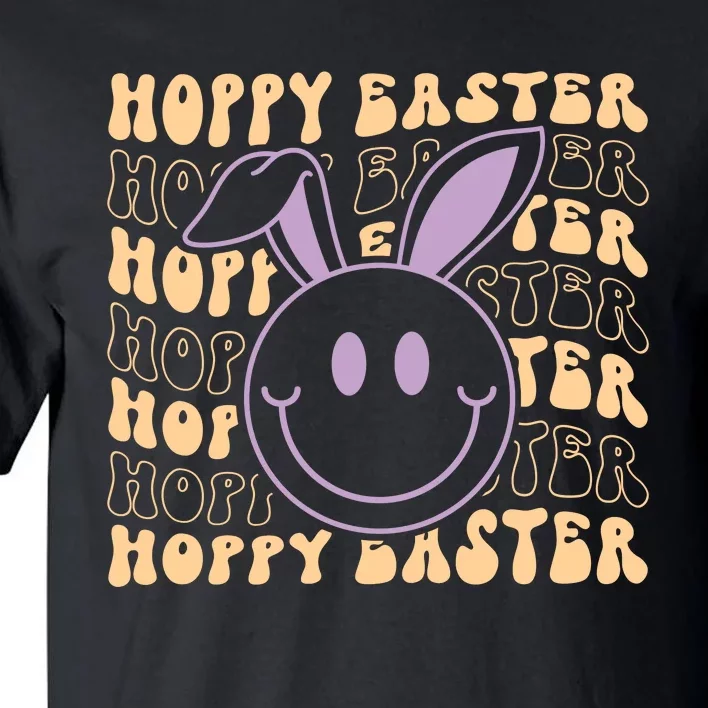 Retro Bunny Hoppy Easter Tall T-Shirt