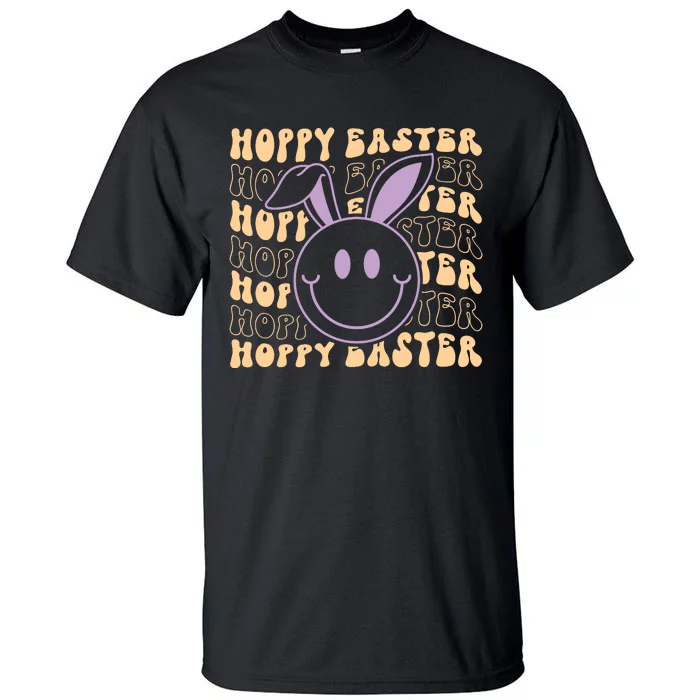 Retro Bunny Hoppy Easter Tall T-Shirt