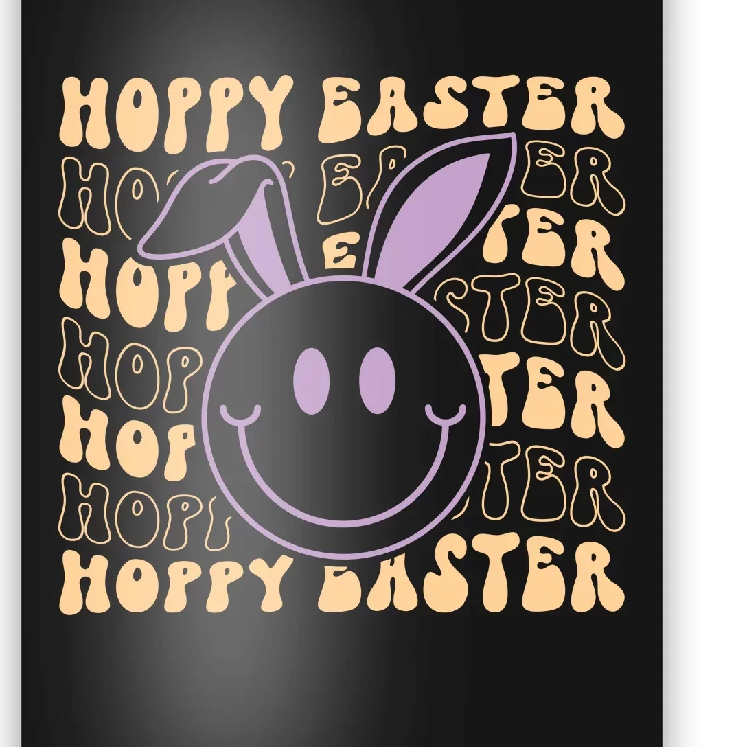 Retro Bunny Hoppy Easter Poster