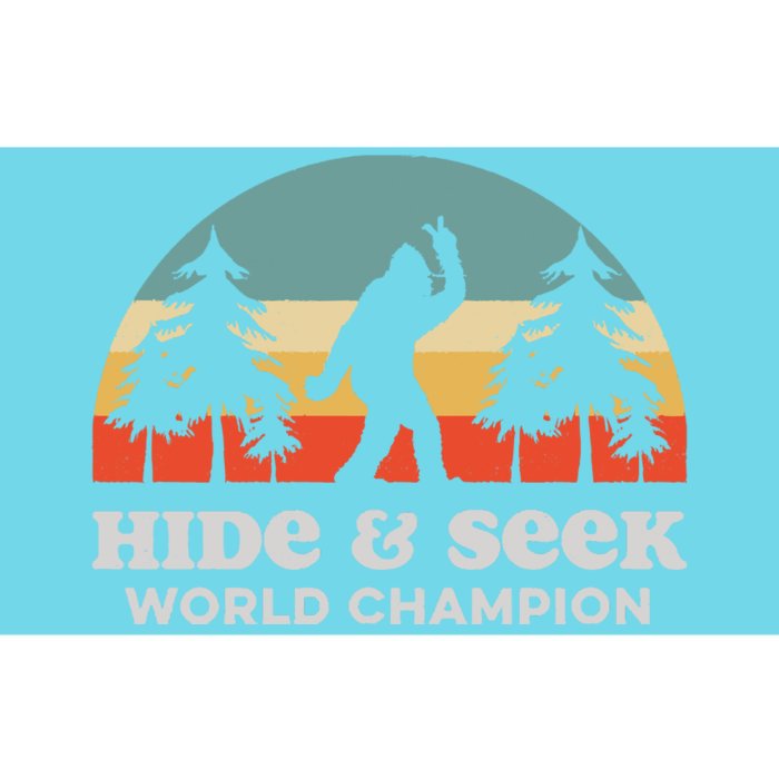 Retro Bigfoot Hide &Amp; Seek World Champion Bumper Sticker