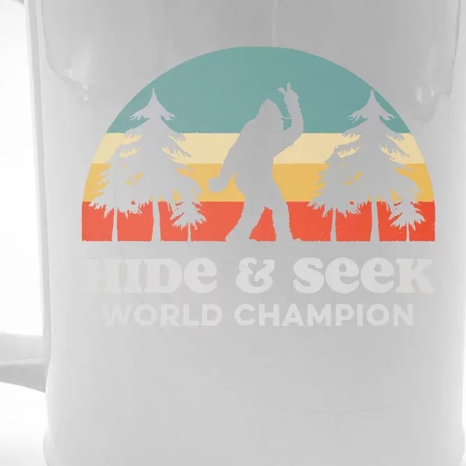 Retro Bigfoot Hide &Amp; Seek World Champion Front & Back Beer Stein