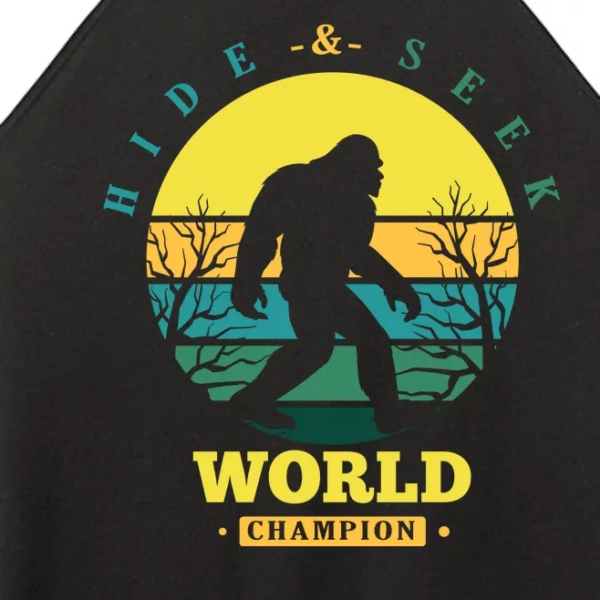 Retro Bigfoot Hide And Seek World Champion Women’s Perfect Tri Rocker Tank