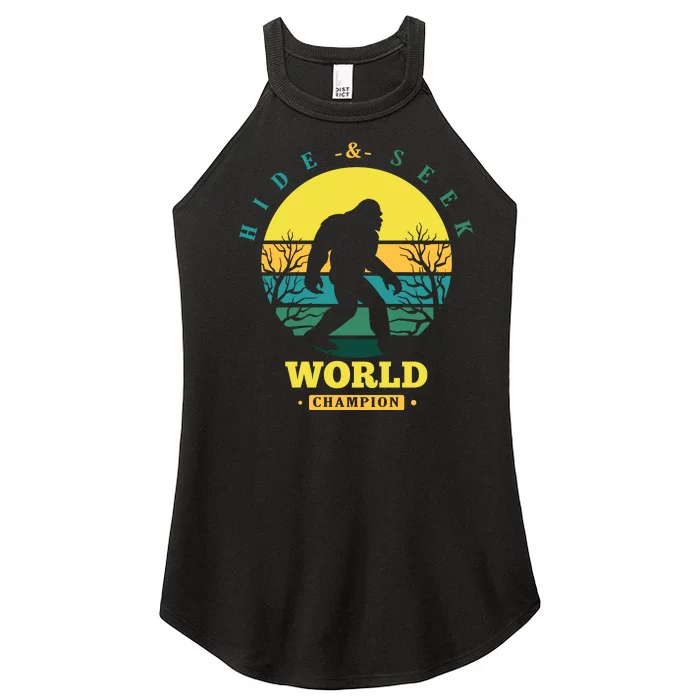 Retro Bigfoot Hide And Seek World Champion Women’s Perfect Tri Rocker Tank