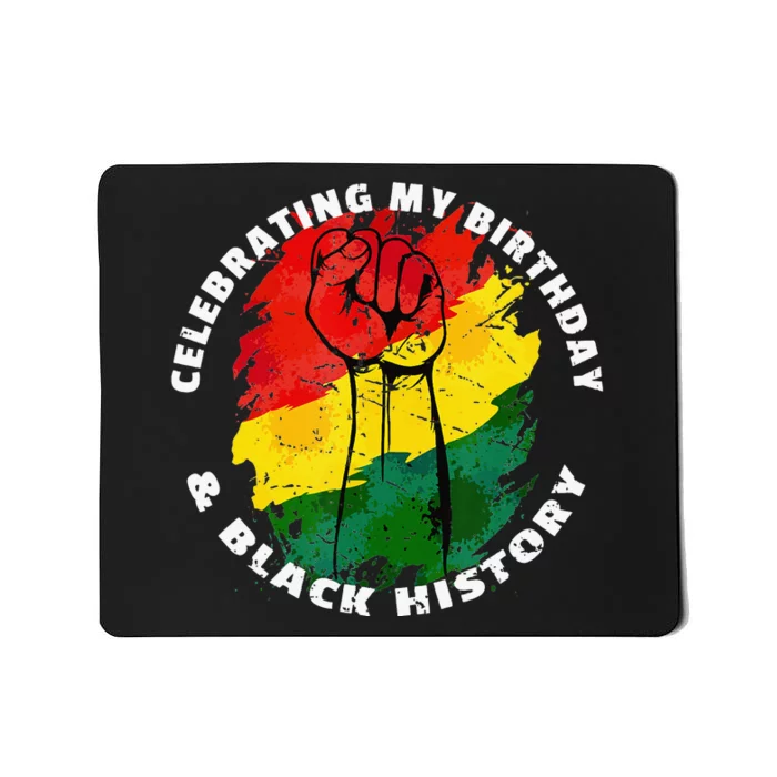 Retro Black History Month Birthday February Mousepad