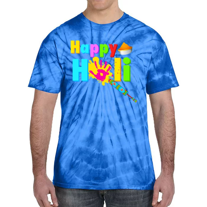 Rang Barse Happy Holi Great Gift Tie-Dye T-Shirt