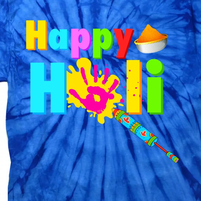 Rang Barse Happy Holi Great Gift Tie-Dye T-Shirt