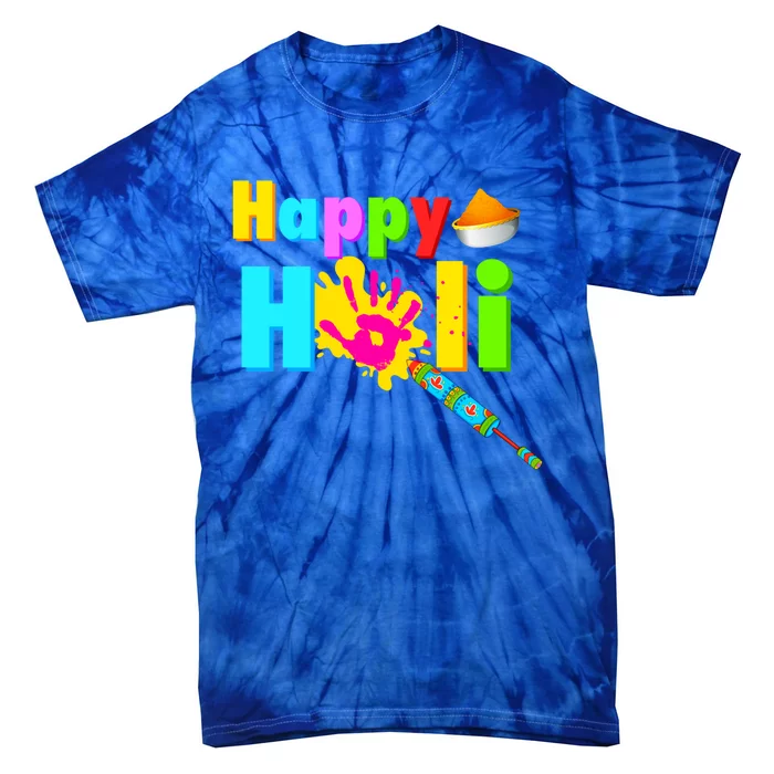 Rang Barse Happy Holi Great Gift Tie-Dye T-Shirt