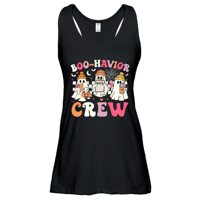 Retro Boo Havior Crew Behavior Analyst Halloween Aba Rbt Ladies Essential Flowy Tank