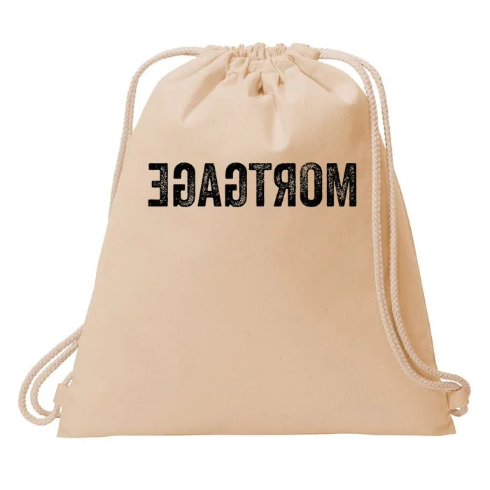 Realtor Banker Halloween Party Reverse Mortgage Drawstring Bag