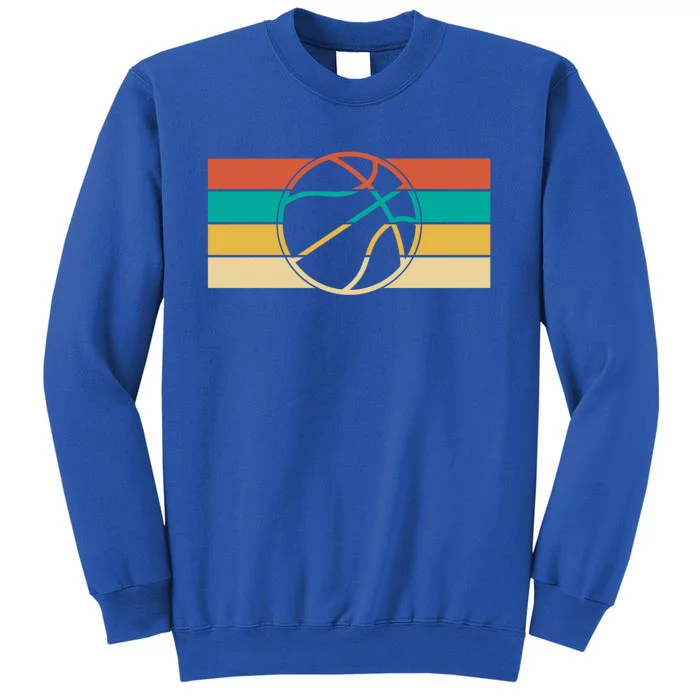 Retro Basketball Hoops Streetball Cute Gift Vintage Basketball Gift Sweatshirt