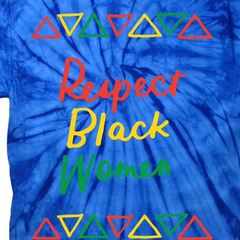 Respect Black History Month African American Melanin Gift Tie-Dye T-Shirt