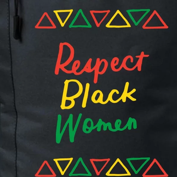 Respect Black History Month African American Melanin Gift Daily Commute Backpack