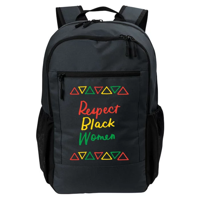 Respect Black History Month African American Melanin Gift Daily Commute Backpack