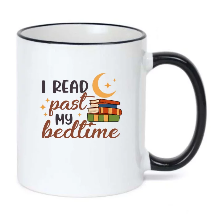 Reading Books I Read Past My Bedtime Gift Cute Reading Black Color Changing Mug