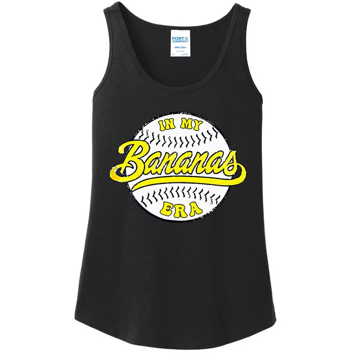 Retro Bananas In My Banana Era Ladies Essential Tank