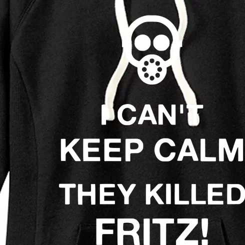 Ralph Bakshi I CanT Keep Calm They Killed Fritz Women's Fleece Hoodie