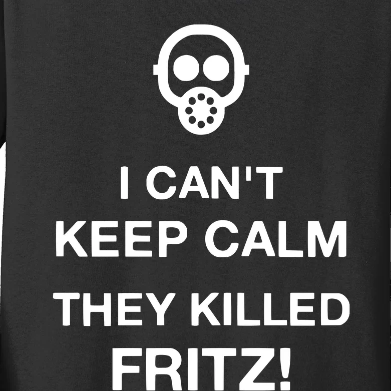 Ralph Bakshi I CanT Keep Calm They Killed Fritz Kids Long Sleeve Shirt