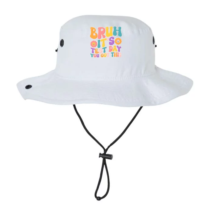 Retro Bruh Its Test Day You Got This Legacy Cool Fit Booney Bucket Hat