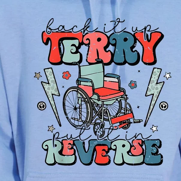 Retro Back It Up Terry Put It In Reverse Funny 4th Of July Unisex Surf Hoodie