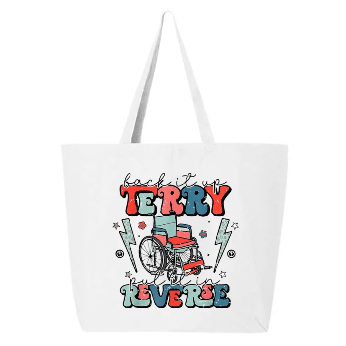 Retro Back It Up Terry Put It In Reverse Funny 4th Of July 25L Jumbo Tote