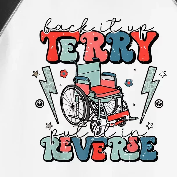 Retro Back It Up Terry Put It In Reverse Funny 4th Of July Toddler Fine Jersey T-Shirt