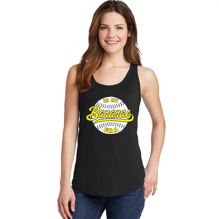 Retro Bananas In My Banana Era Ladies Essential Tank