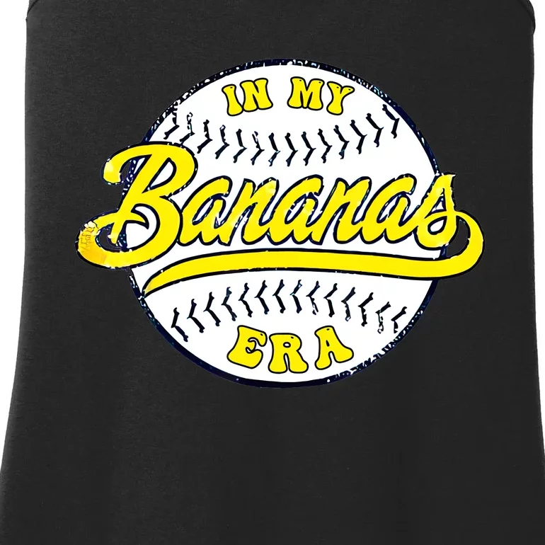 Retro Bananas In My Banana Era Ladies Essential Tank